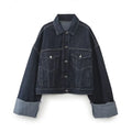 Women's Denim Coat and Trousers Suit