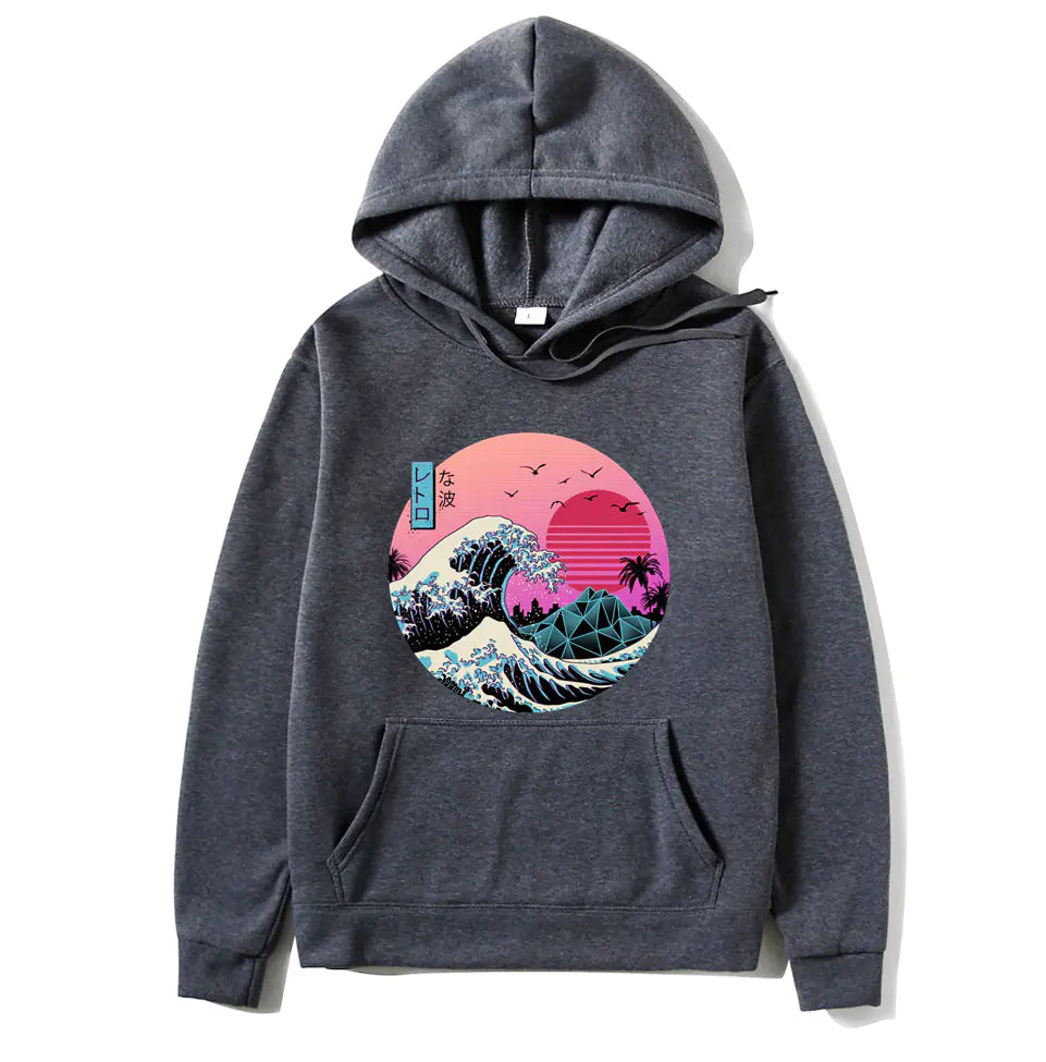 Japanese Anime Print Hoodies