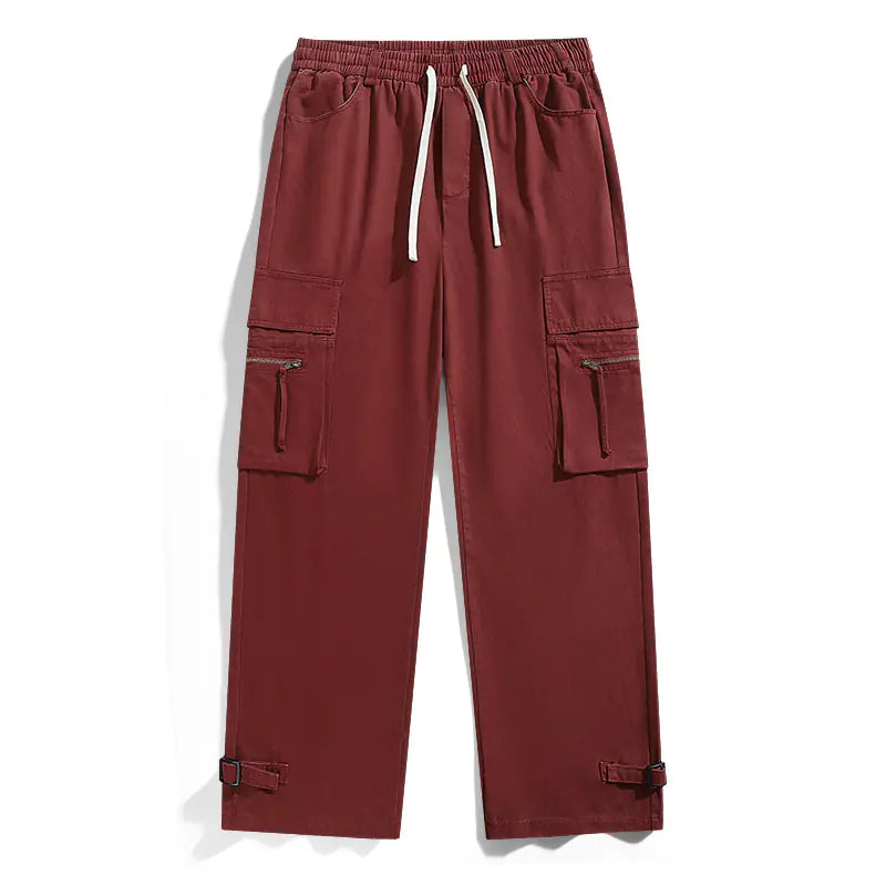 Large Size Cotton Cargo Pants