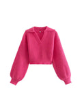 Retro Short Knitted Sweater