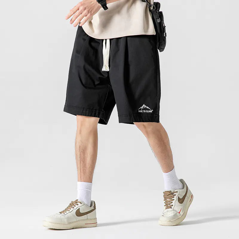 Retro Casual Cotton Shorts