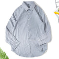 Striped Slim Fit Cotton Work Shirt