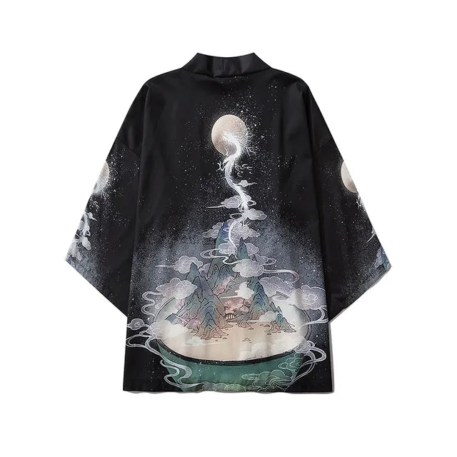 Japanese Haori Yukata - Samurai Jacket/Cardigan
