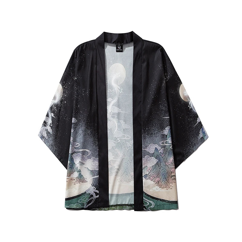 Japanese Haori Yukata - Samurai Jacket/Cardigan