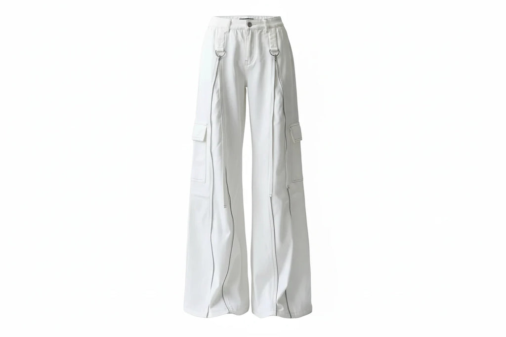 Straight-Leg Casual Pants