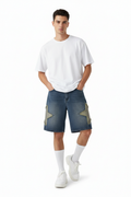 Allstar Denim Shorts - Male Model