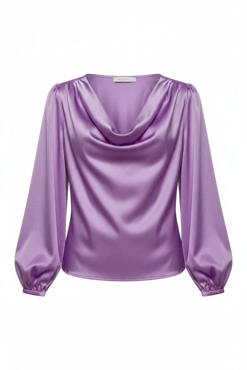 Pile Collar Blouse