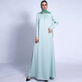 Loose Waist Solid Color Dress