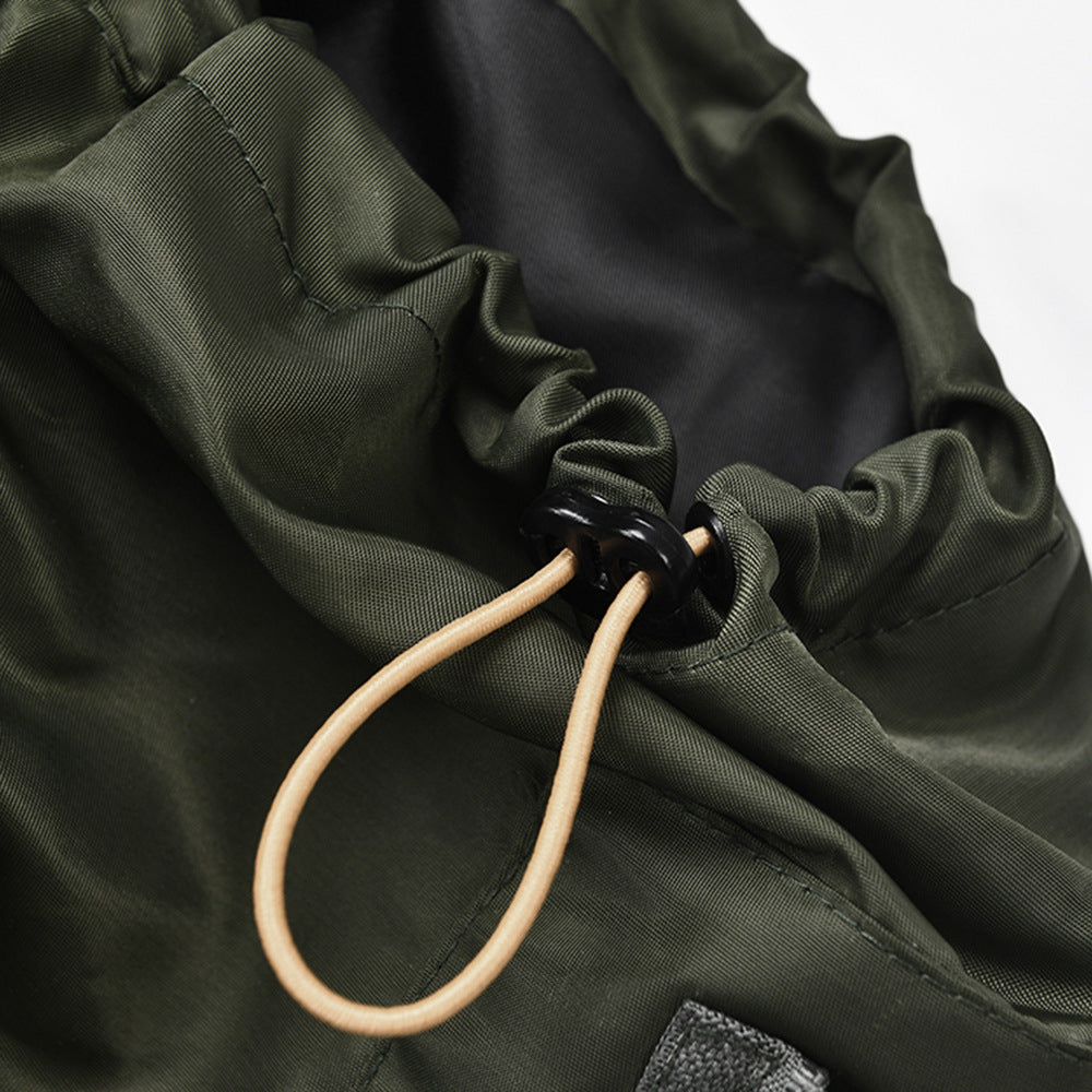 Color-Blocked Hooded Jacket