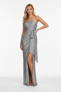 Blonde Model - Sequin Asymmetrical Dress