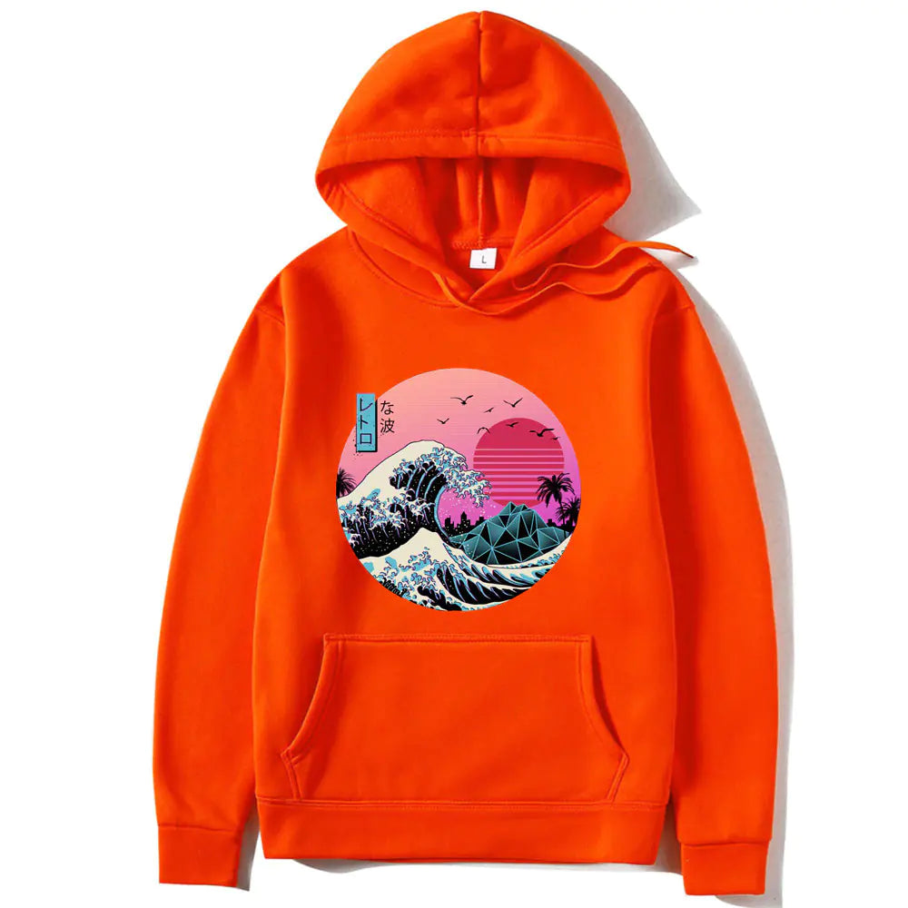 Japanese Anime Print Hoodies