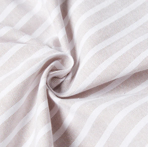 Striped Slim Fit Cotton Work Shirt