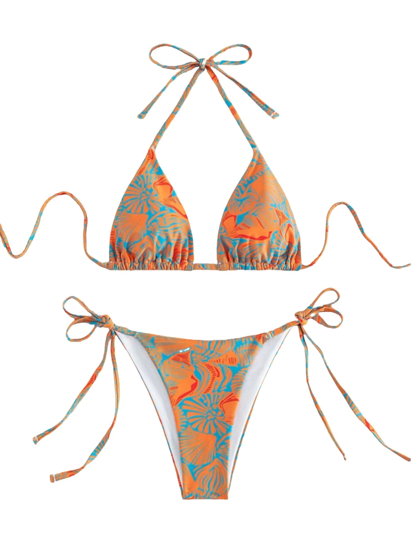 Sexy Halter Bikini Set Triangle Bikini Swimsuits
