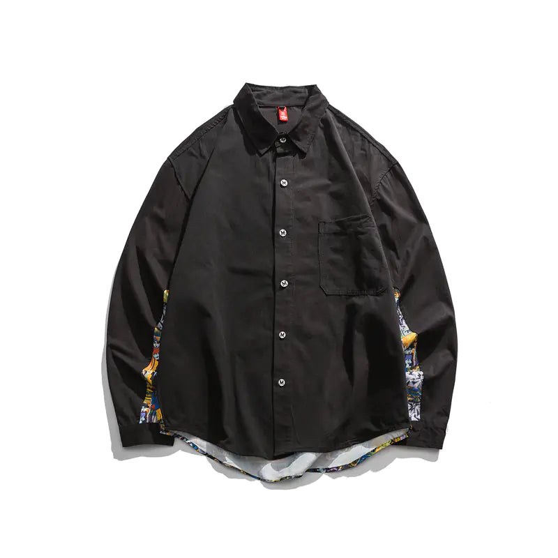 Retro Loose Fit Graffiti Shirt