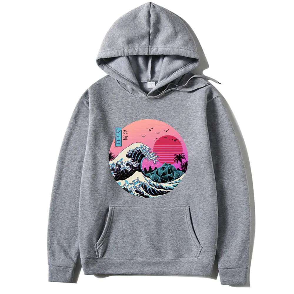 Japanese Anime Print Hoodies