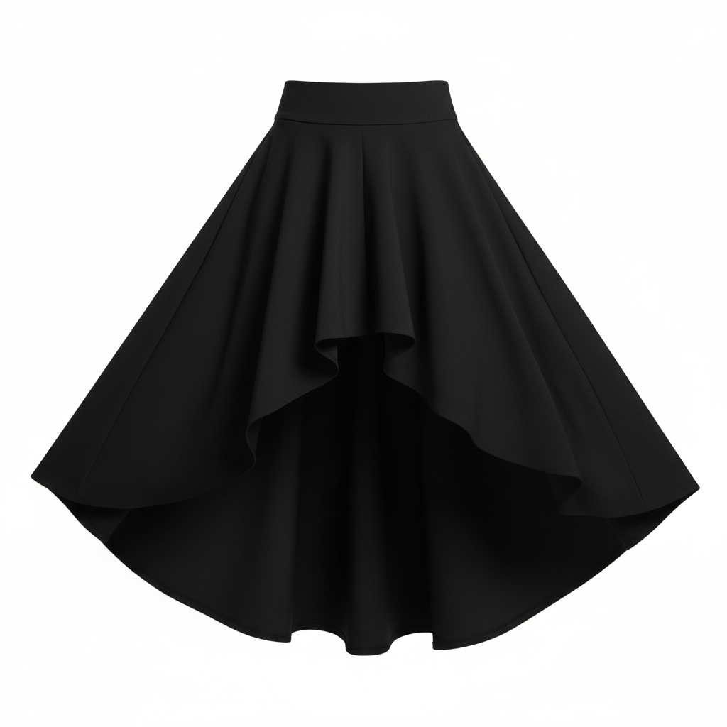 High Waist Skirt - Black