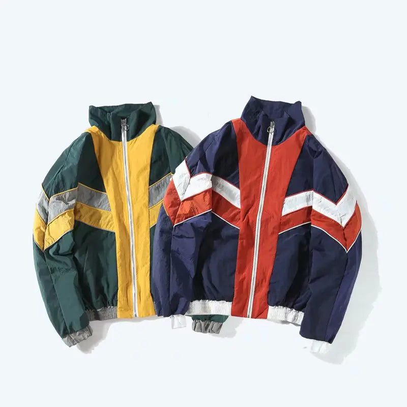 Thick Striped Baseball Jacket