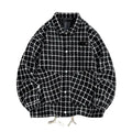 Punk Style Single Breasted Plaid Jacket