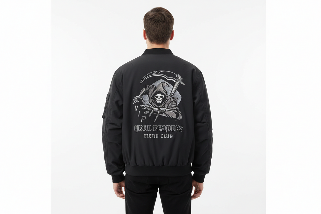 God of Death Techwear Bomber Jacket