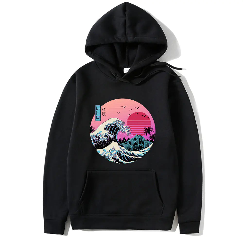 Japanese Anime Print Hoodies