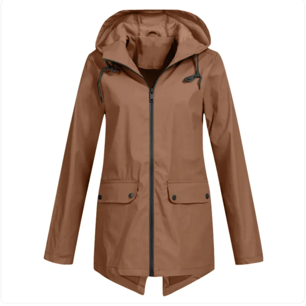 Windbreaker Zipper Hooded Lightweight Windproof Jacket