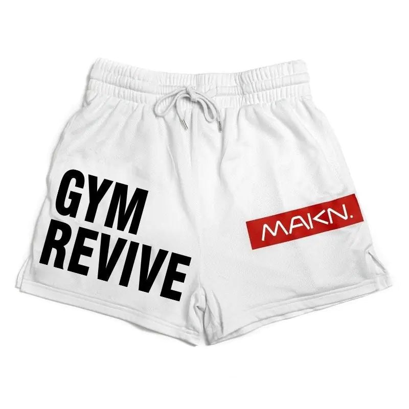 Multicolor Breathable Mesh Running Shorts