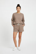 Two Piece Sets 2 Pockets Sweat Short Sets
