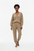 Two Piece Knit Loungewear Oversized Sweatsuit