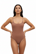 One Piece Swimsuit Scoop Neck
