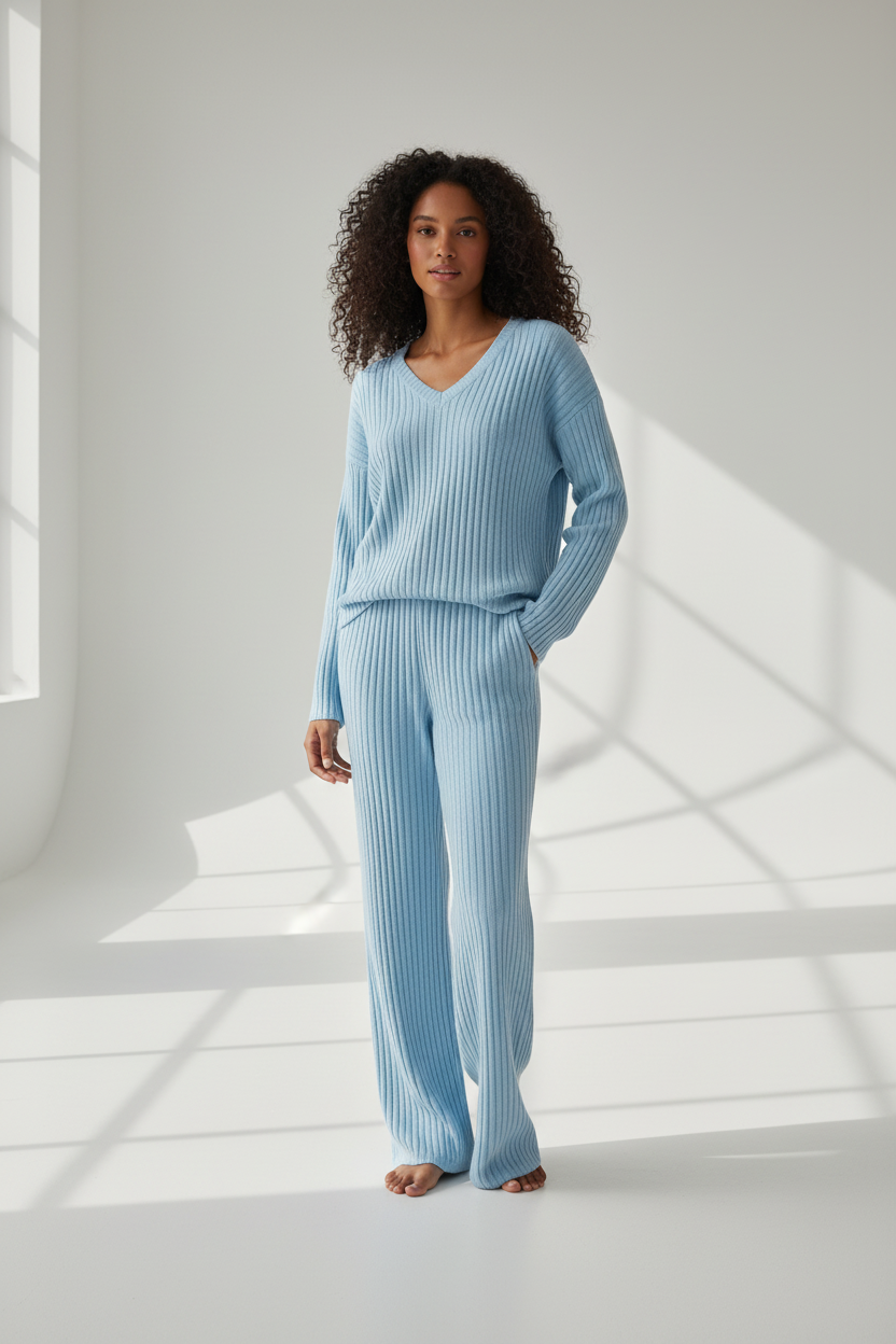 Knitted Two Piece Set