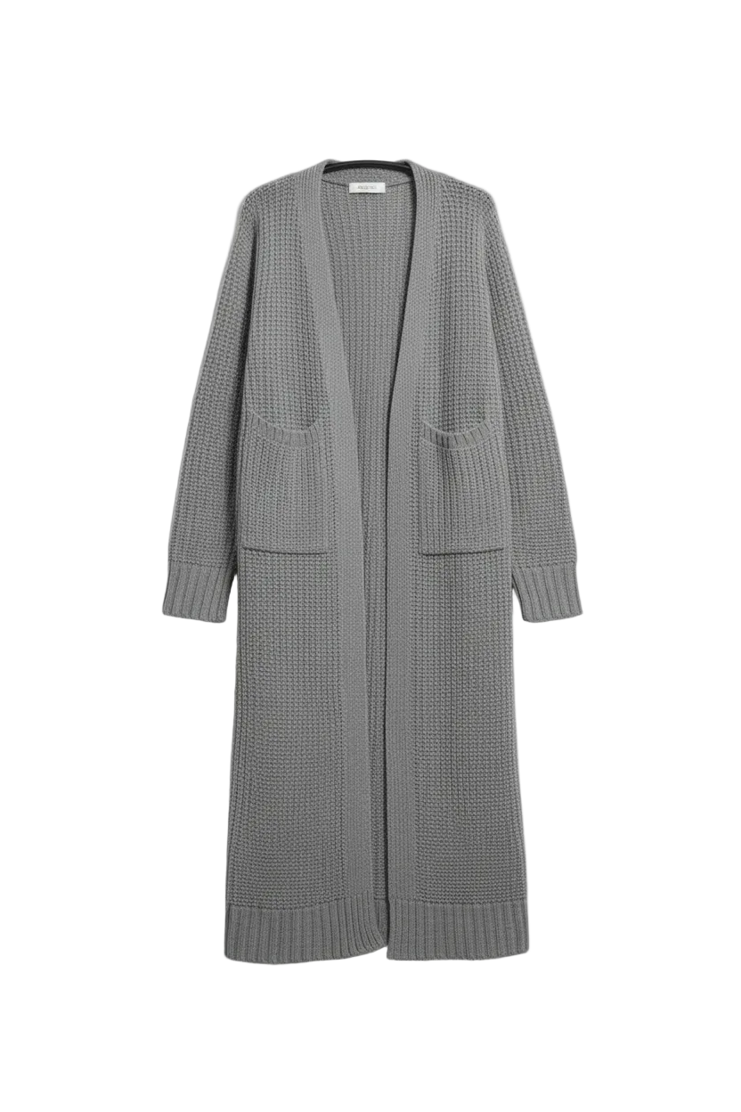 Plus Size Loose Knit Cardigan Sweater