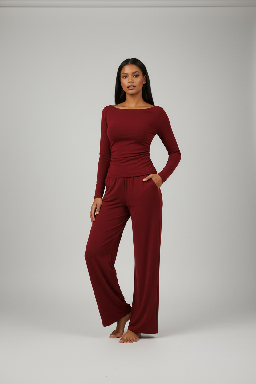 Two Piece Sets Long Sleeve Lounge Set