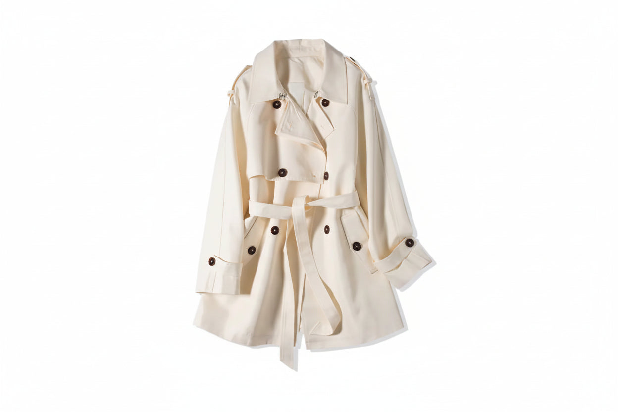 White Windbreaker Jacket