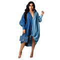 Patchwork Hem Drawstring Dress
