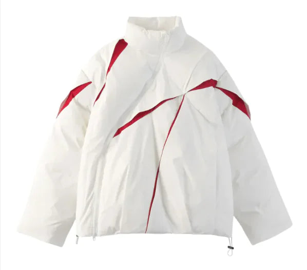 Color Matching Fashion Bread Coat