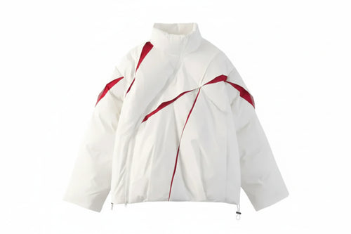 Color Matching Fashion Bread Coat