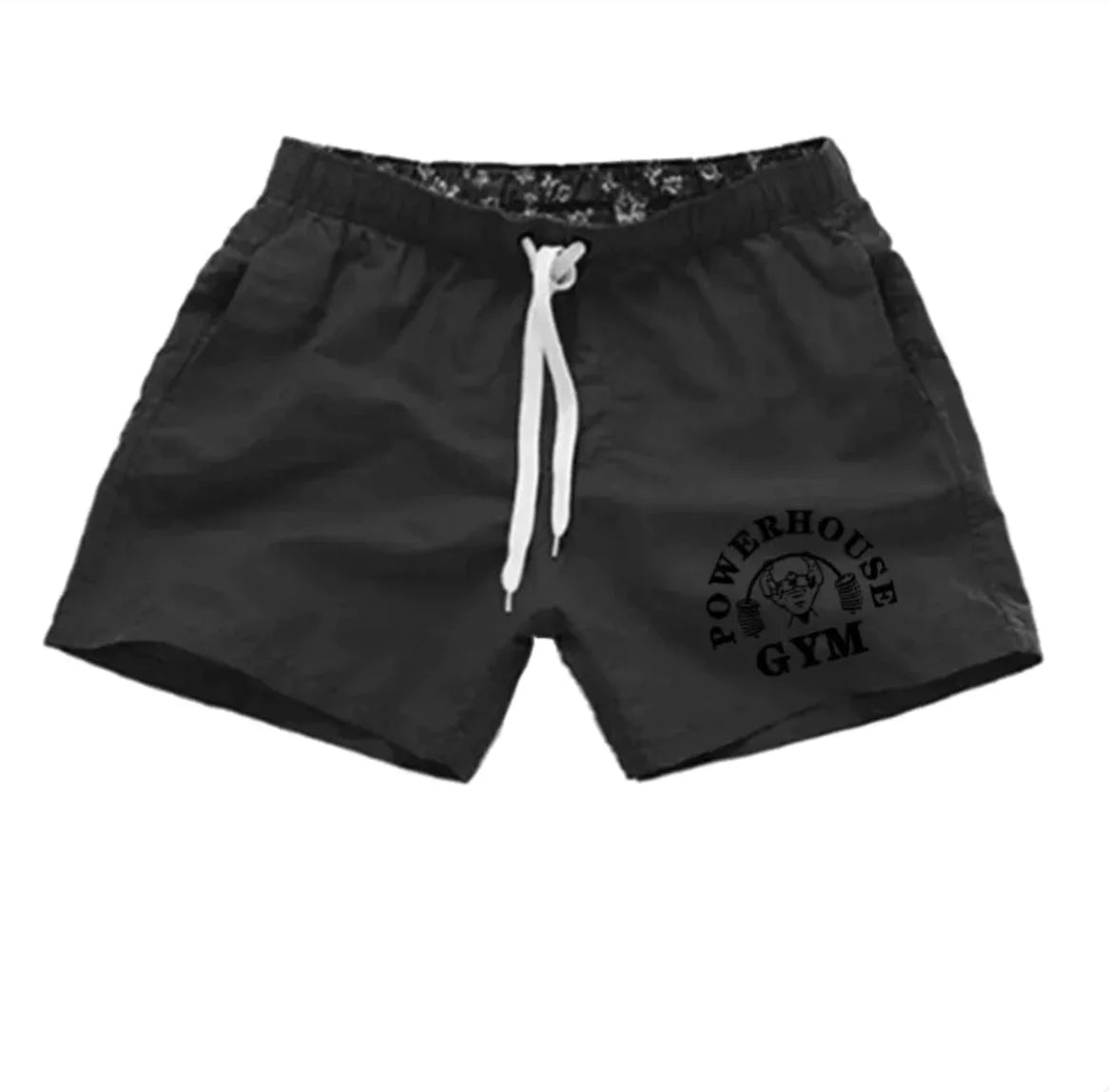 Simple Print Beach Swim Shorts