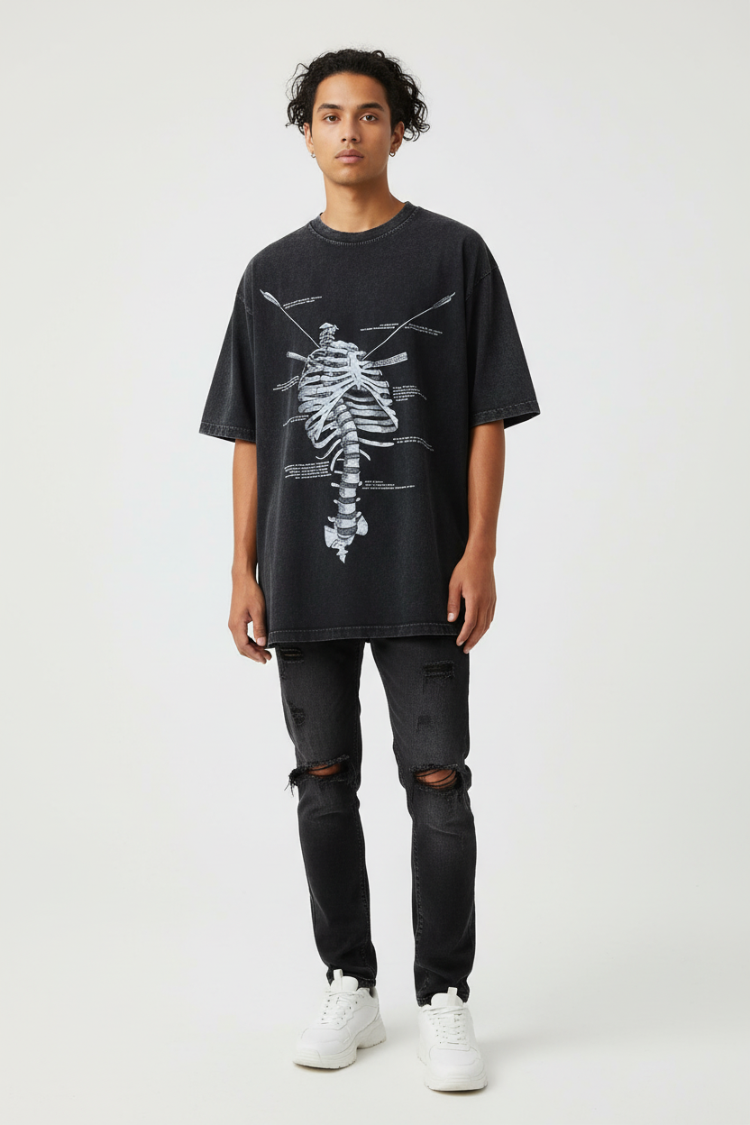 Vintage Streetwear Graffiti T-Shirt