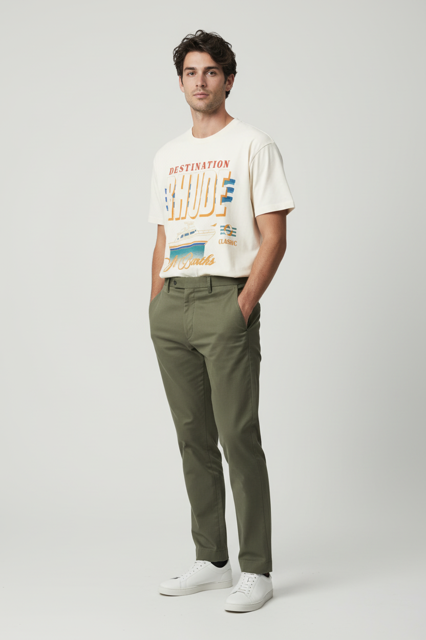 RHUDE Gilding T-shirt Male Model