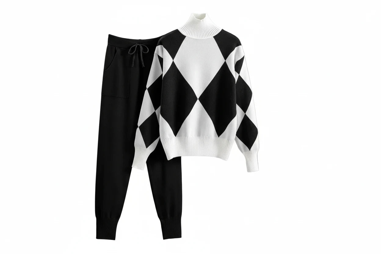 Classic Pair Knit Two-Piece