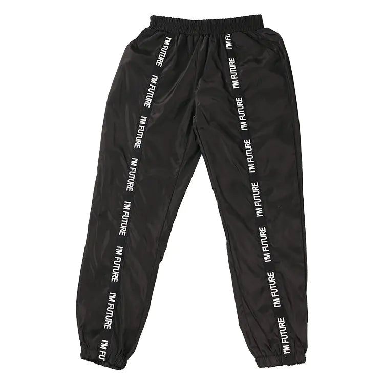 Letter Print Casual Harem Pants