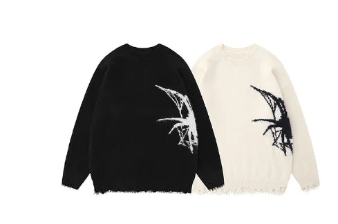 American Retro Spider Sweater