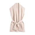Fashionable Knit Belted Tank Top