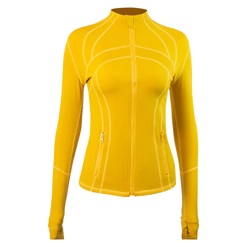 Reversible Brushed Yoga Jacket