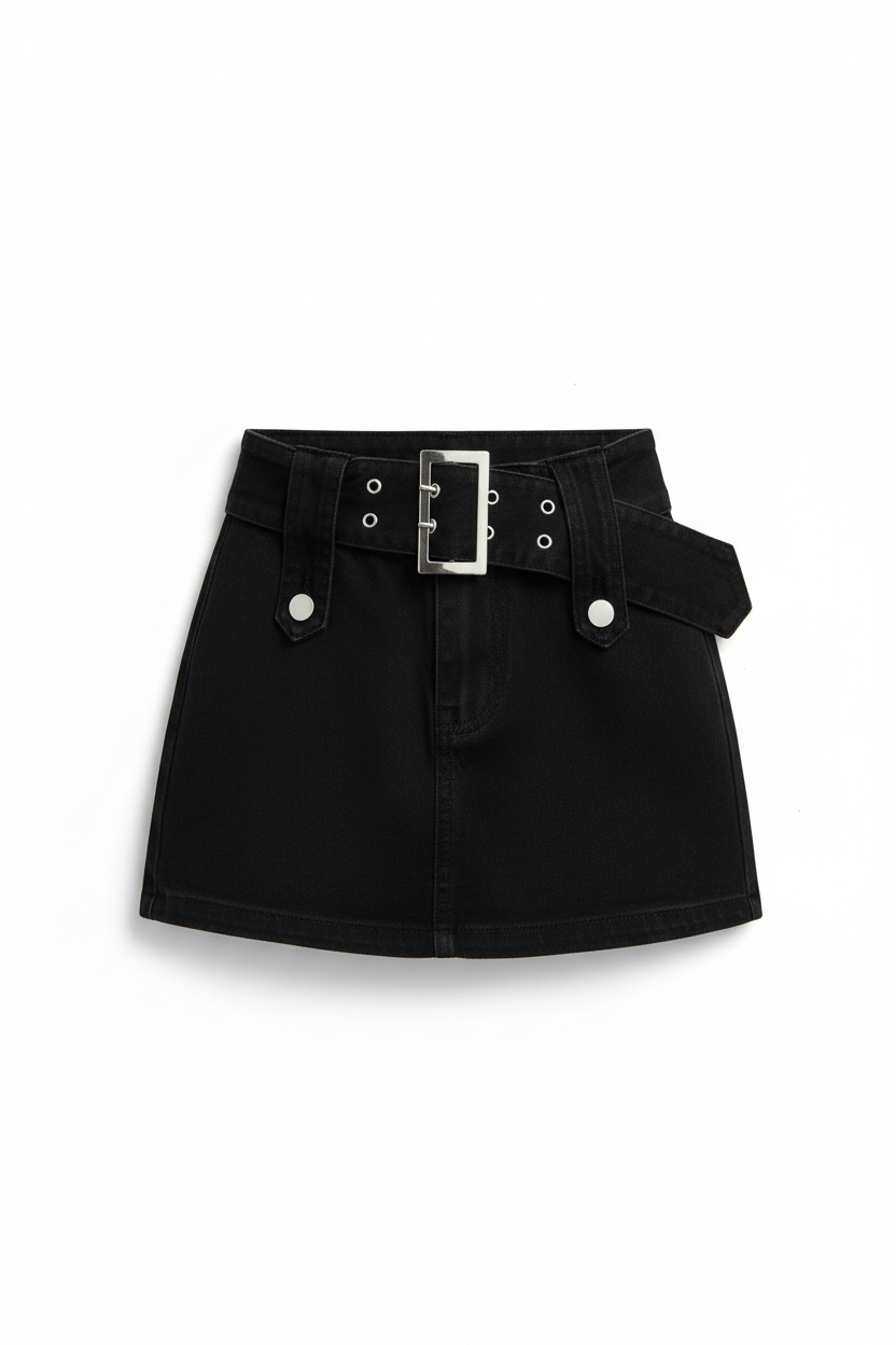 Ultra-Short Culottes and Hip Skirt - Product Only