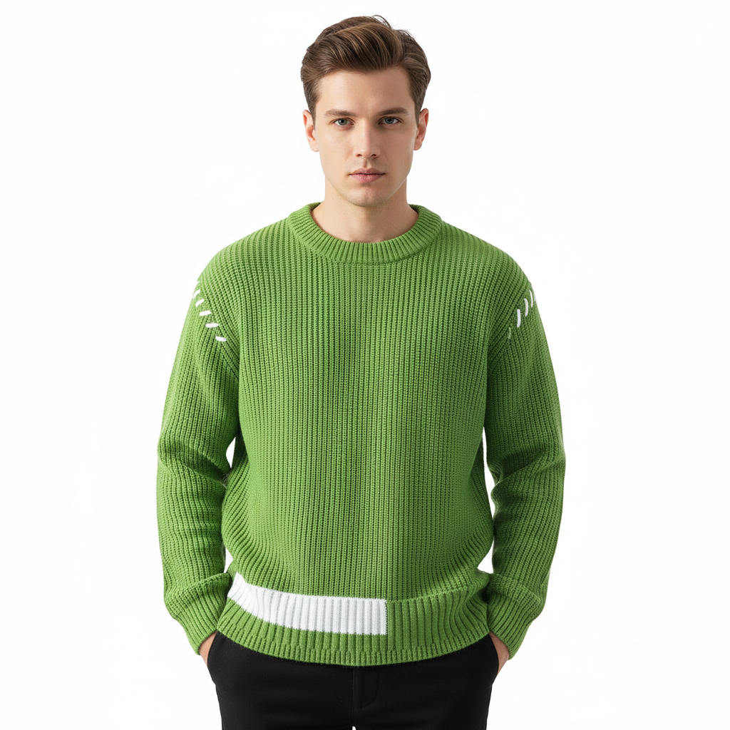 Thickened Round Neck Sweater