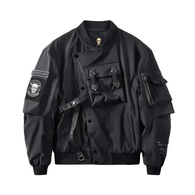 God of Death Techwear Bomber Jacket