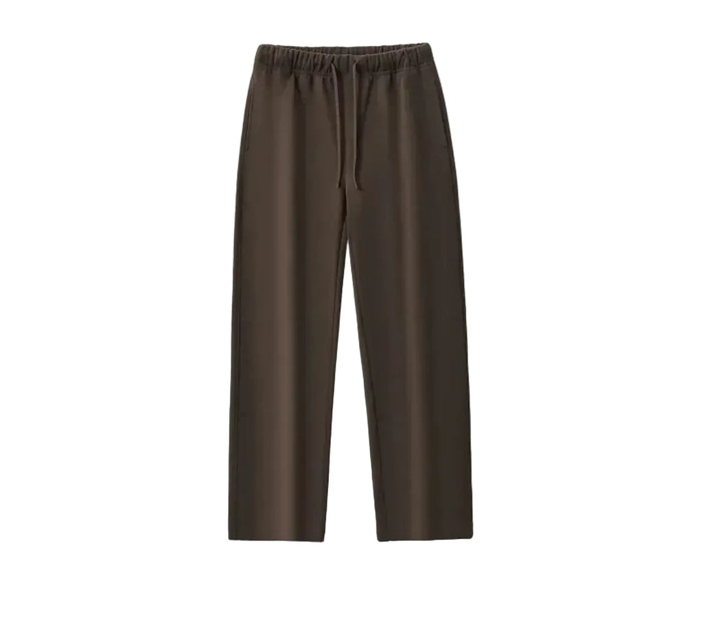 Wide-Leg Straight Pants