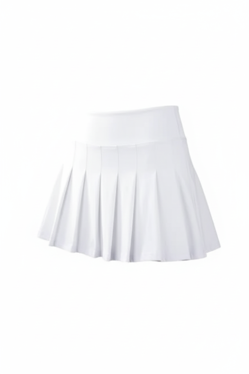 Women's Pleated Tennis Skirt White - Product Only