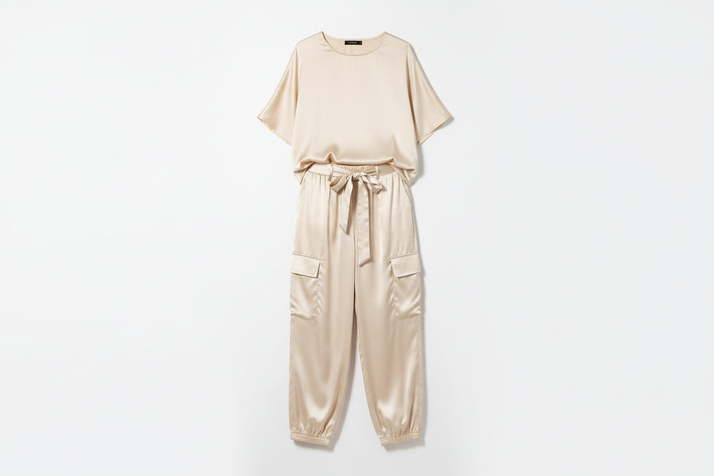 Satin Two-Piece Set